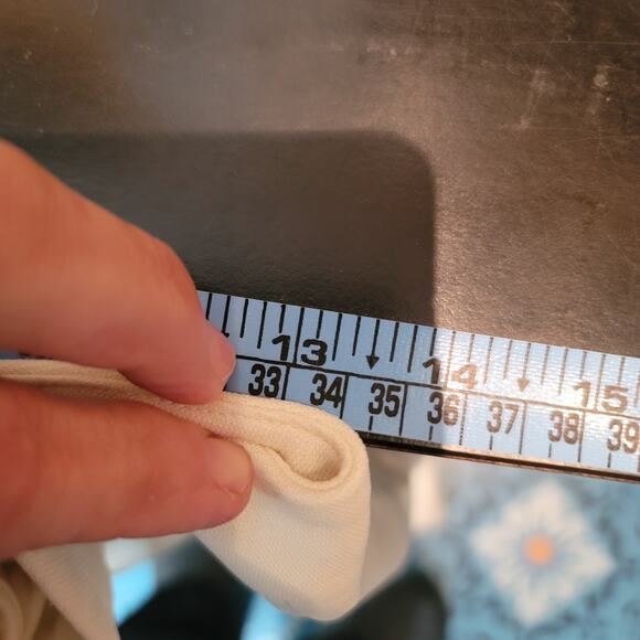 Vintage Fred Rothschild Poly 2pc Set Cape Pants Cream Small/Medium - Picture 8 of 10